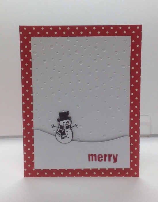 Card Kit - Merry Snowman