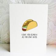 6x6 i love you more than you love tacos